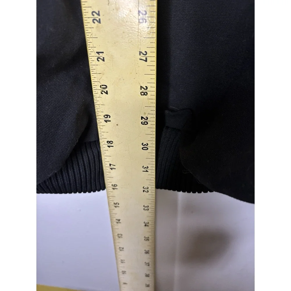 Carhartt J140 Black‎ Active Jacket 2XL Tall USA Workwear Hooded Zip